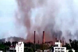 حادثه هولناک در کارخانه + فیلم