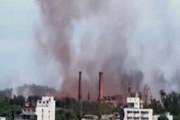 حادثه هولناک در کارخانه + فیلم