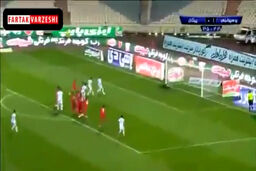 گل اول و زیبای پیکان به پرسپولیس ( سعید واسعی) 
