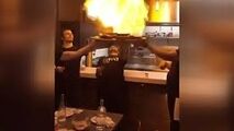 هنرنمایی آشپزها، رستوران را بهم ریخت!