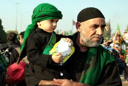 کوچکترین زائر امام حسین(ع) در پیاده روی اربعین!