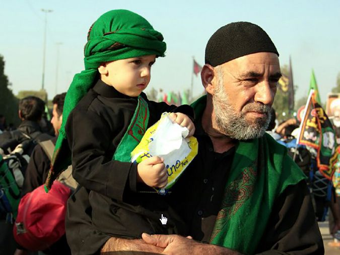کوچکترین زائر امام حسین(ع) در پیاده روی اربعین!