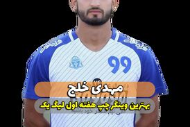 مهدی خلج؛ بهترین وینگر چپ هفته اول لیگ یک 