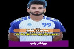 مهدی خلج؛ بهترین وینگر چپ هفته اول لیگ یک 