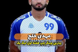 مهدی خلج؛ بهترین وینگر چپ هفته اول لیگ یک 