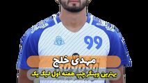 مهدی خلج؛ بهترین وینگر چپ هفته اول لیگ یک 