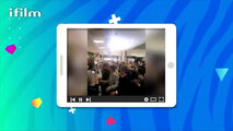 محاصره مهران مدیری در یکی از پردیس های سینمایی تهران 