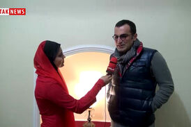 شوخی بازیگر سرشناس با گزارشگر فرتاک نیوز