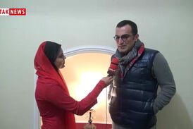 شوخی بازیگر سرشناس با گزارشگر فرتاک نیوز
