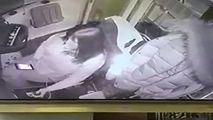 تصادف دو تراموا به دلیل پیامک دادن راننده زن + فیلم