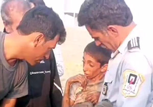 پسربچه گمشده کازرونی، زنده از داخل چاه بیرون کشیده شد 