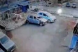 انفجار سیلندر گاز در خیابان با پنج زخمی