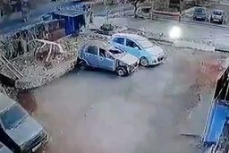 انفجار سیلندر گاز در خیابان با پنج زخمی