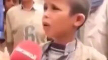 صحبت‌های قابل تأمل کودک یمنی خطاب به دشمنان