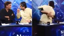 کتک کاری مهمانان برنامه حین پخش زنده تلویزیونی!