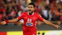  گل پنجم پرسپولیس به گل‌گهر‌سیرجان توسط سیامک‌نعمتی 