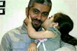 آخرین بوسه‌های شهید مدافع حرم بر صورت دختر سه ساله‌اش