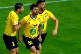 گل دوم سپاهان به پرسپولیس توسط دانشگر
