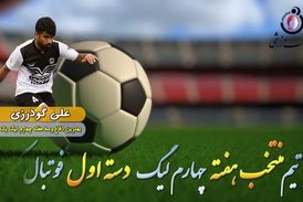 علی گودرزی؛ بهترین مدافع میانی هفته چهارم لیگ یک