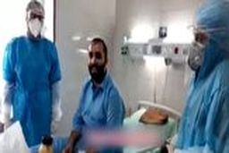 صحبت‌های جالب بیمار کرونایی در حال ترخیص در قم