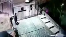 لحظه تصادف مرگبار یک خودروی شاسی بلند