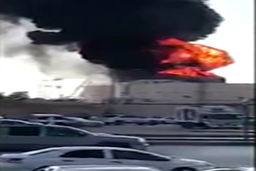 آتش سوزی در یکی از نیروگاه‌های برق ریاض!