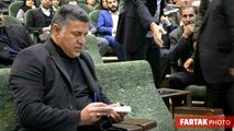 اختصاصی/ صحبت های علی دایی در هنگام تحویل خانه به زلزله زدگان