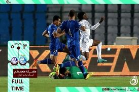 خلاصه بازی استقلال 2 - استقلال خوزستان 0