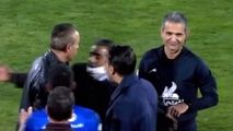 عصبانیت شدید گل محمدی و حمله به داور دربی