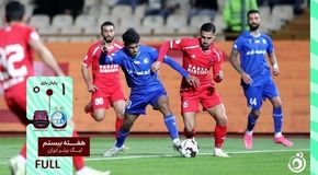 خلاصه بازی استقلال 1 - نساجی مازندران 0