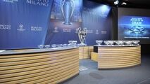 ورود مهمانان به مراسم قرعه کشی لیگ قهرمانان اروپا