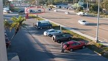 تصادف وحشتناک بخاطر اشتباه یک راننده!