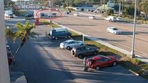تصادف وحشتناک بخاطر اشتباه یک راننده!