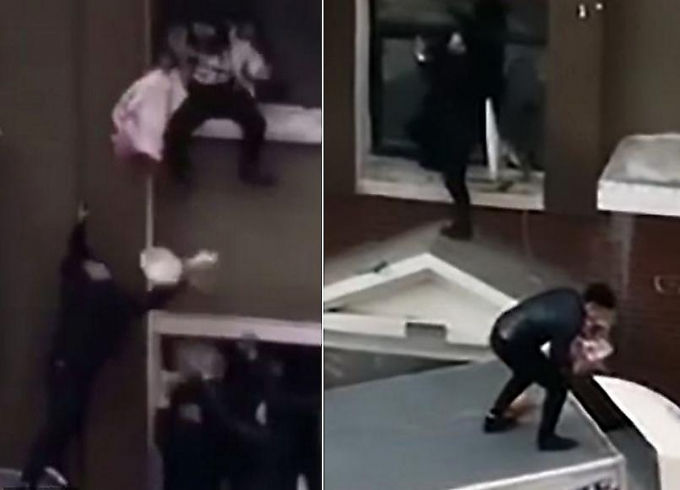 سقوط نوزاد از طبقه دوم ساختمان