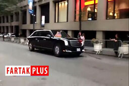ترامپ سوار بر جانور جدیدش