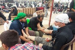 مهمان‌نوازی و استقبال قابل تحسین مردم عراق از زائران حضرت سیدالشهدا(ع)!