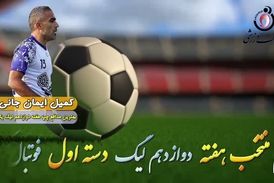 اختصاصی/ کمیل ایمانجانی؛ بهترین دفاع چپ هفته دوازدهم لیگ یک/فیلم